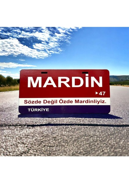 Mardin Ahşap Sokak Tabelası