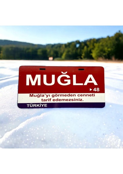 Muğla Ahşap Sokak Tabelası