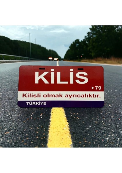 Kilis Ahşap Sokak Tabelası