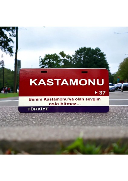 Kastamonu Ahşap Sokak Tabelası