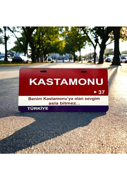 Kastamonu Ahşap Sokak Tabelası