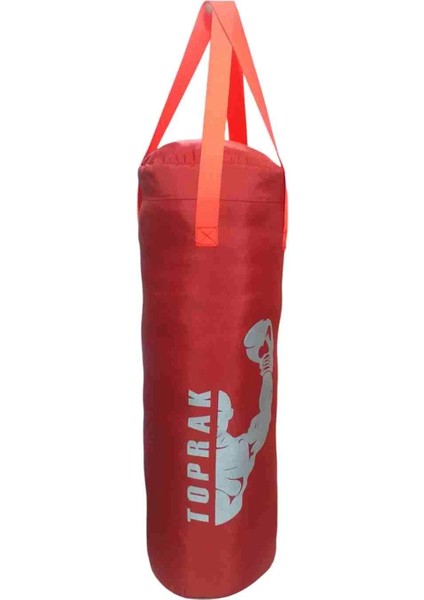 Boks Torbası Eldiven, Karabina Ev Bandaj Hediyeli Içi Dolu 60X22CM Kırmızı modelleri