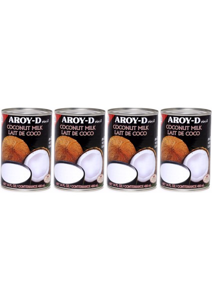 Hindistan Cevizi Sütü 400 ml x 4 Adet