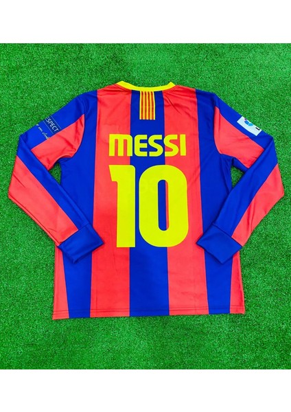 Efsane 09/10 Barcelona Messi Uzun Kollu Forma Halısaha Forması