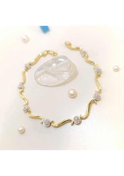 Dalgalı Bileklik Künye 14 Ayar Altın Hd Videolu fiyatları