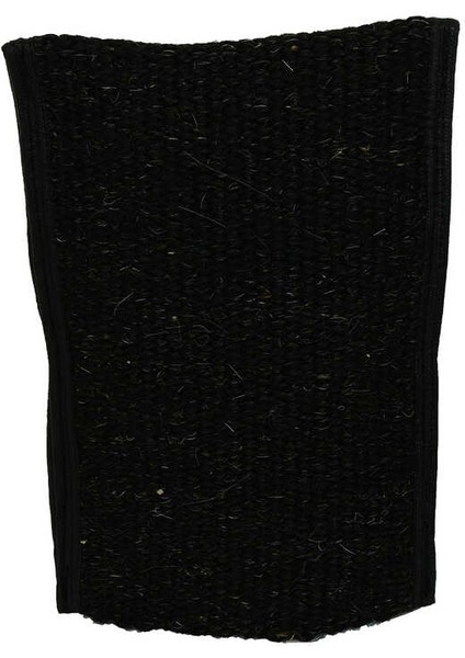 Doğal Keçi Kılı El Geçmeli Sırt ve Vücut Kesesi Siyah 26 x 18