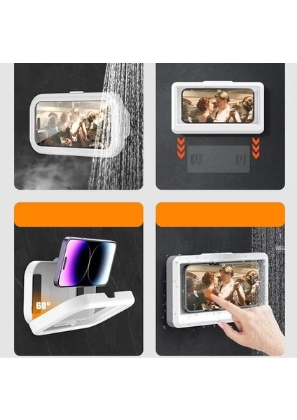 Oz cm ax Hareketli Su Geçirmez Telefon Tutucu Stand