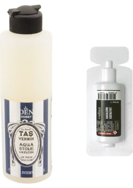 Taş Vernik Parlak 250ML + Katalizör 10GR