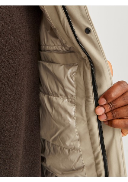 Jack Jones Jjekeen Jacket Sn Erkek Bej Mont 12258405-06