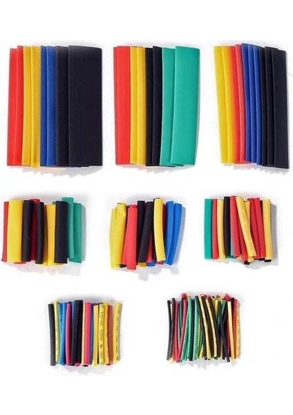 Isıyla Daralan Kablo Koruyucu /makaron Set -164 Parça