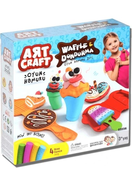 Nessiworld Dede Waffle ve Dondurma Oyun Hamuru Seti
