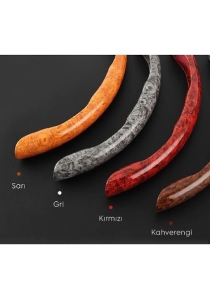 Ahşap Tasarımlı Direksiyon Simidi Koruma Kılıfı 2 Li