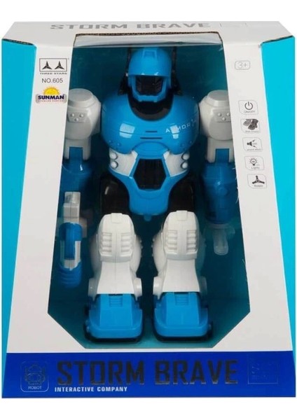 Nessiworld Storm Brave Sesli ve Işıklı Robot 25 cm modelleri