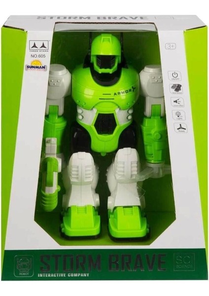 Nessiworld Storm Brave Sesli ve Işıklı Robot 25 cm fırsatları
