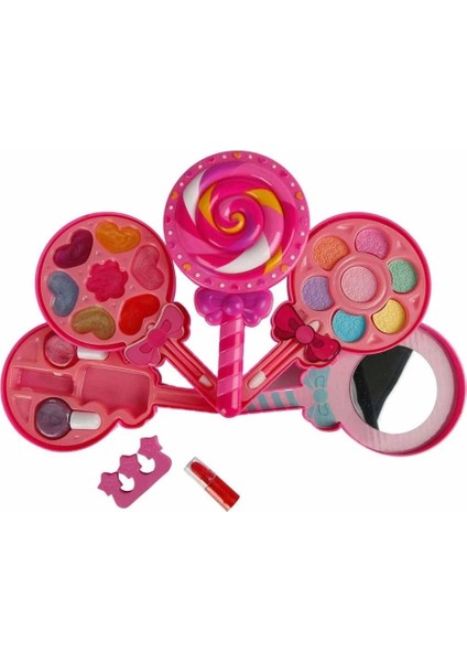 Nessiworld Lolipop Şekilli 4 Katlı Makyaj Güzellik Seti