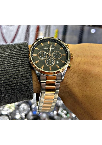 Çelik Erkek Kol Saati + Bileklik Hediyeli Su Geçirmez fiyatları