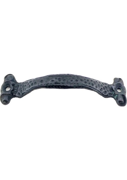 Hobi Mobilya Tasarımı İçin 28X100 mm Antika Oksit Pirinç Anıt Çekmece Kulbu