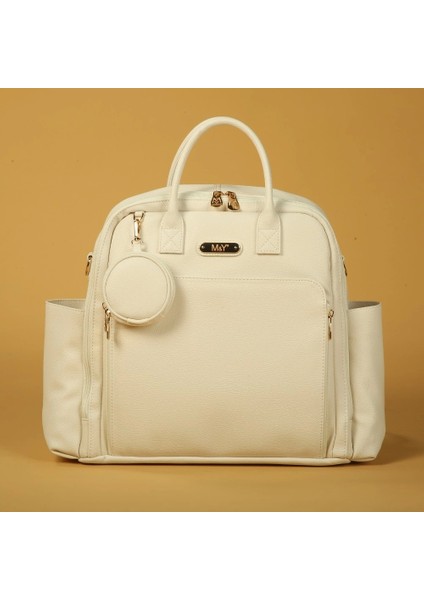 Maia Anne Bebek Bakım Sırt Çantası 7310 Krem