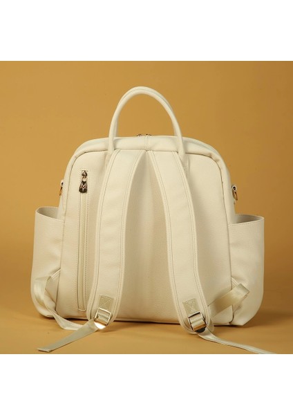 Maia Anne Bebek Bakım Sırt Çantası 7310 Krem modelleri