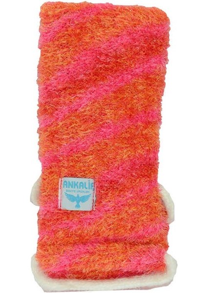 Ipli Sırt ve Vücut Yumuşak Banyo Lifi Pembe – Turuncu 56 x 10 cm