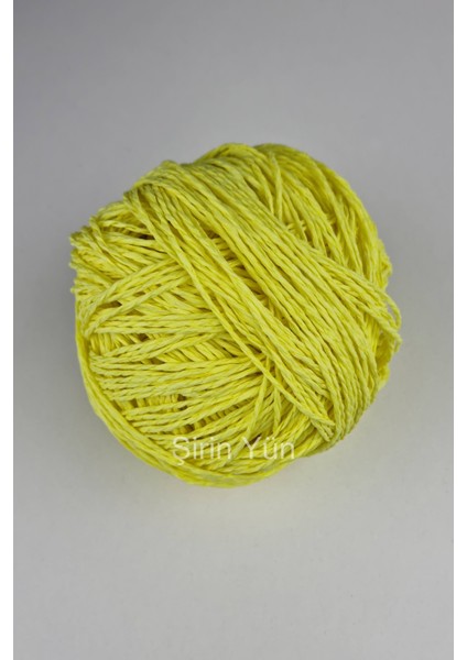 Sarılmış Kağıt İp 100 Gram Neon Sarı