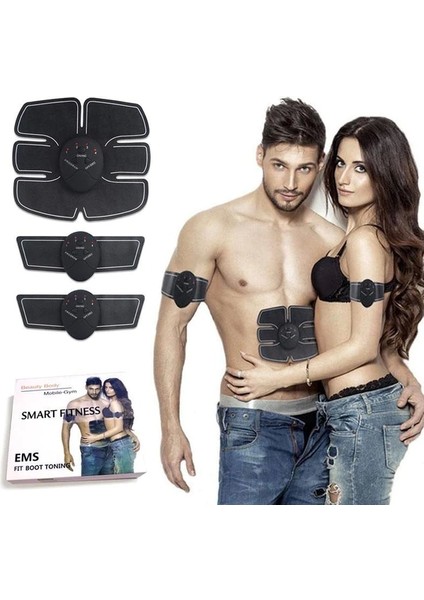 Vücut Geliştirici Elektronik Kemer Gym Masaj Aleti Spor Aleti (4172)