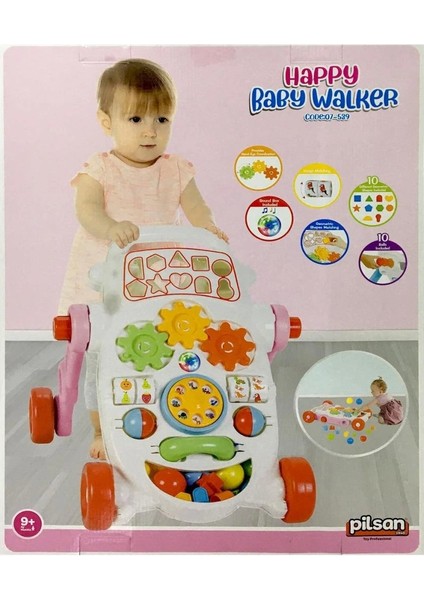 Nessiworld Happy Ilk Adım Arabası Pembe fırsatları