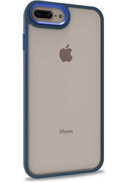 Apple iPhone 7 Plus Nilcs Kılıf Mavi