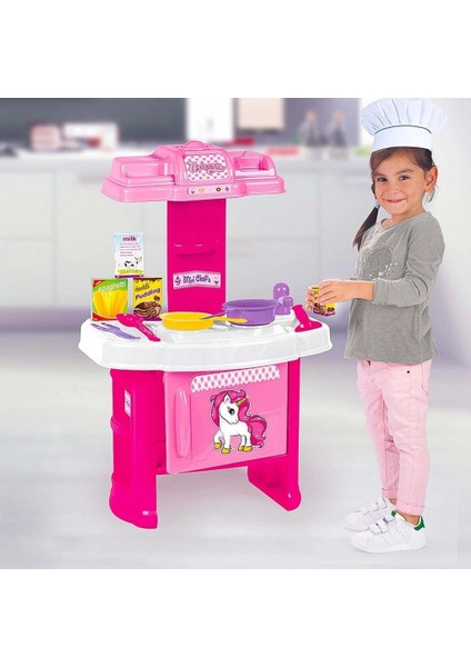 Nessiworld Dolu Unicorn Şefin Mutfak Seti modelleri