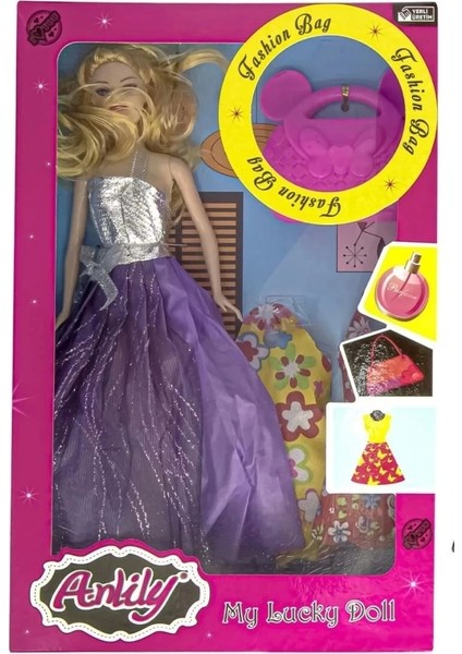 Oydaş Anlily Çantalı Yedek Elbiseli Bebek 2281