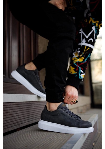 K&a Yüksek Taban Günlük Ayakkabı 044 Gri