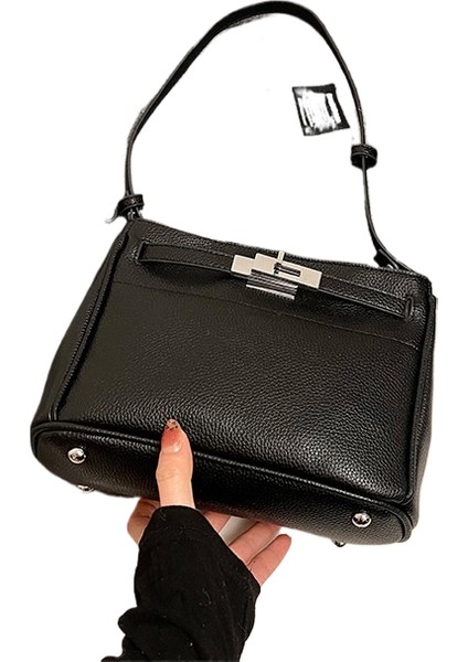 Kadın Çantası Omuz Çapraz Askılı Çanta Çok Yönlü Moda Büyük Kapasiteli Kızlar (Yurt Dışından)