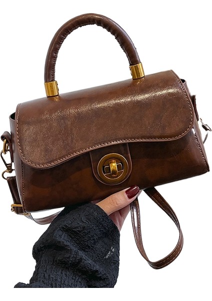 Kadın Çantası Omuz Çapraz Askılı Çanta Çok Yönlü Moda Büyük Kapasiteli Kızlar (Yurt Dışından)