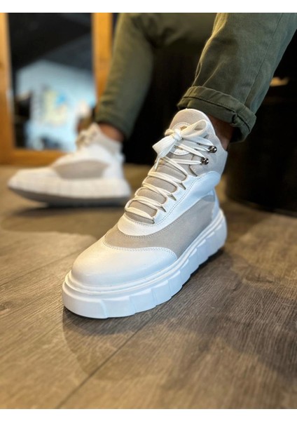 K&a Yüksek Taban Bot 104 Beyaz modelleri