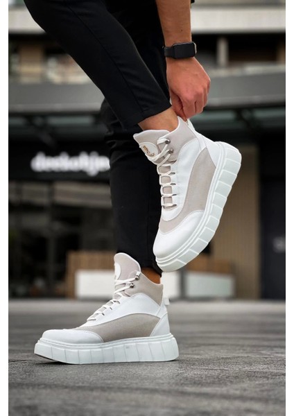 K&a Yüksek Taban Bot 104 Beyaz fırsatları