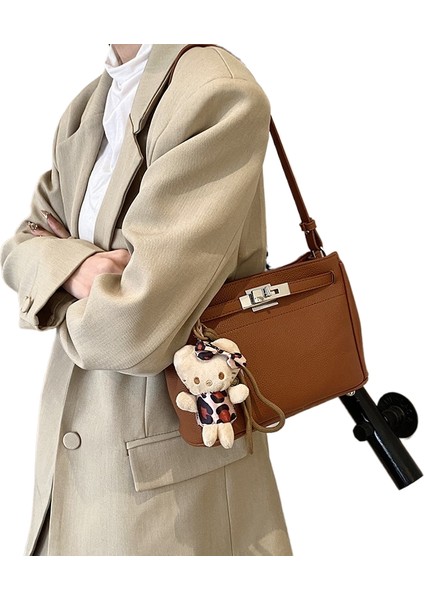 Kadın Çantası Omuz Çapraz Askılı Çanta Çok Yönlü Moda Büyük Kapasiteli Kızlar (Yurt Dışından)