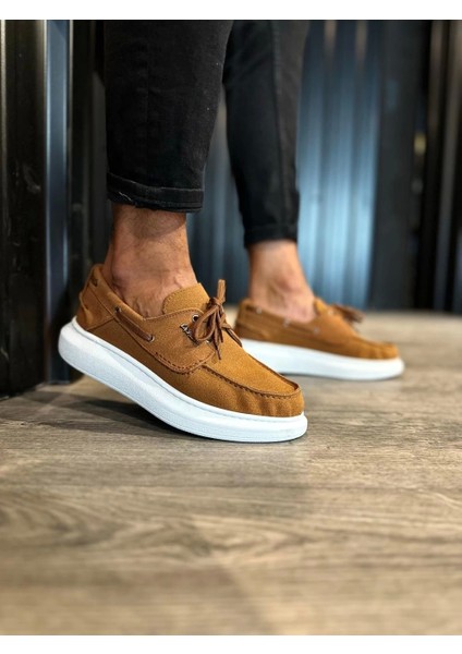 K&a Yüksek Taban Mevsimlik Süet Ayakkabı 009 Taba modelleri