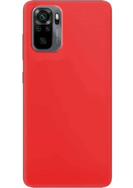 Xiaomi Redmi Note 10 İnce Mat Silikon Kılıf Kırmızı fiyatları