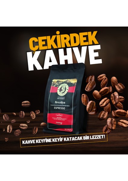 Brezilya Cerrado Espresso Çekirdek Kahve, %100 Arabica, Tek Kökenli, 250gr fiyatları