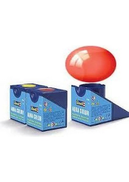 Nessiworld Aqua Color Red - Clear Boya- 18 ml