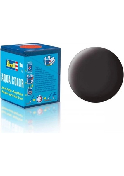 Nessiworld Aqua Color Tar Black - Mat Boya - 18 ml