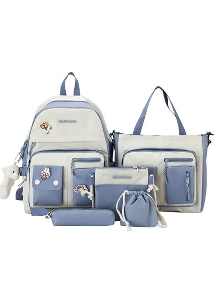 Ilkokul Kızları, Ortaokul Öğrencileri, Lise Öğrencileri, Üniversite Öğrencileri Için Okul Çantası, Büyük Kapasiteli Japon Basit ve Sevimli Sırt Çantası Sırt Çantası (Yurt Dışından)