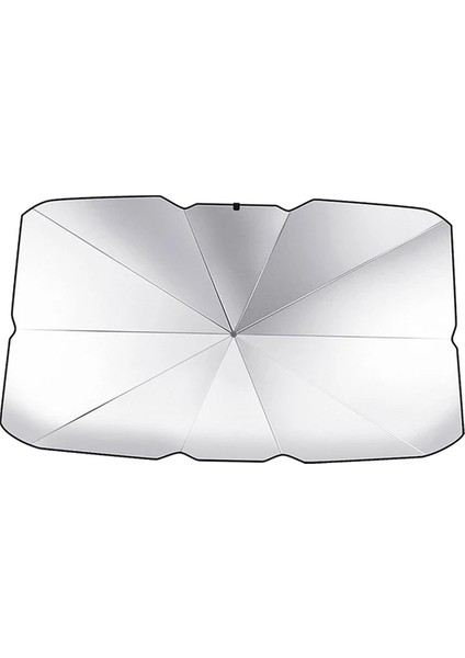 140X126X80 cm Araç Ön Cam Şemsiyesi-Gümüş (Yurt Dışından)