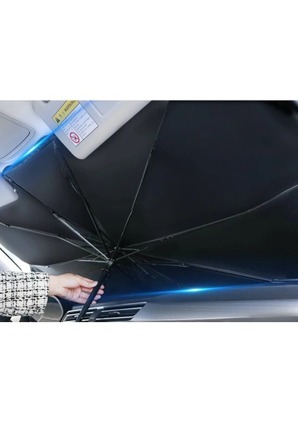 140X126X80 cm Araç Ön Cam Şemsiyesi-Gümüş (Yurt Dışından) modelleri
