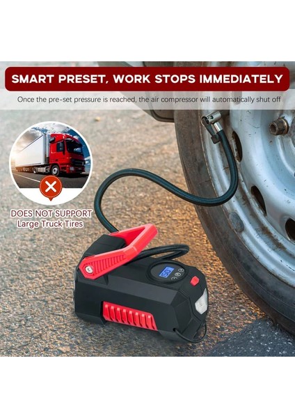 Taşınabilir Yüksek Güçlü ve Yüksek Basınçlı Araca Monteli Hava Pompası (Yurt Dışından) indirimleri