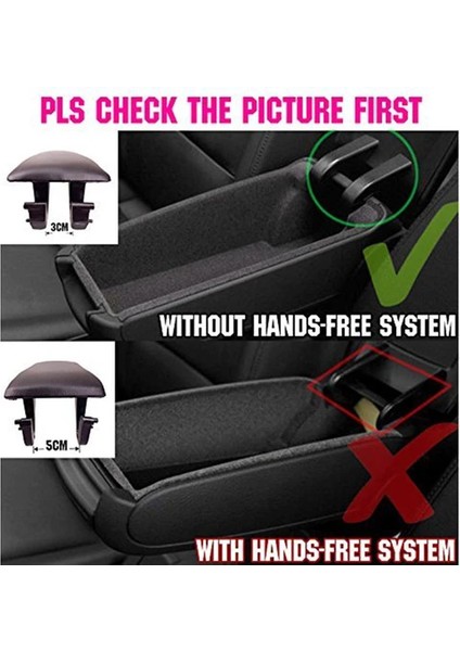 Audi A4 2001 - 2010 B6 B7 Kutu Kol Dayama Kapağı Siyah (Yurt Dışından) fiyatları