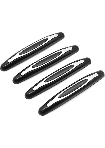 Araba Çarpışma Önleyici Dekoratif Şeritler 4 Adet --- Siyah (Yurt Dışından)