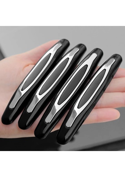 Araba Çarpışma Önleyici Dekoratif Şeritler 4 Adet --- Siyah (Yurt Dışından) fiyatları