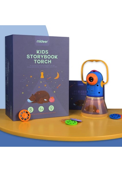 Masal Projektörü - Gece Lambası - Kıds Storybook Torch (Yurt Dışından)
