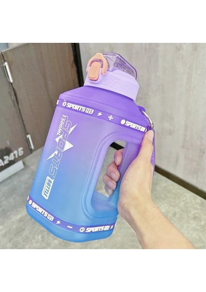 2.3l Büyük Kapasitet Sporu ve Sıçrama Kapı ile Uygun Su Şişesi (Yurt Dışından)